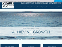 Tablet Screenshot of marineclosures.com